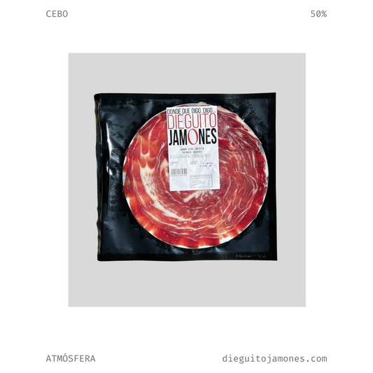 Jamón Ibérico Cebo 50% Cortado a Mano (100g.)