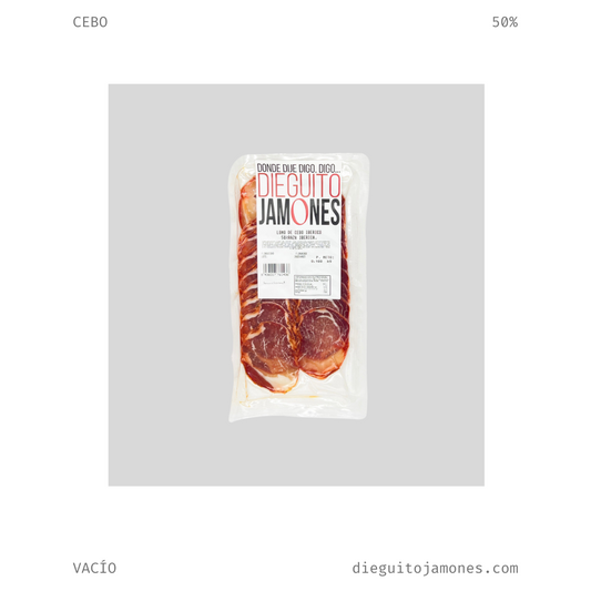 Lomo ibérico Cebo 50% Loncheado (100g.)